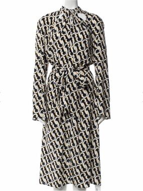 Large St. John Silk Dress